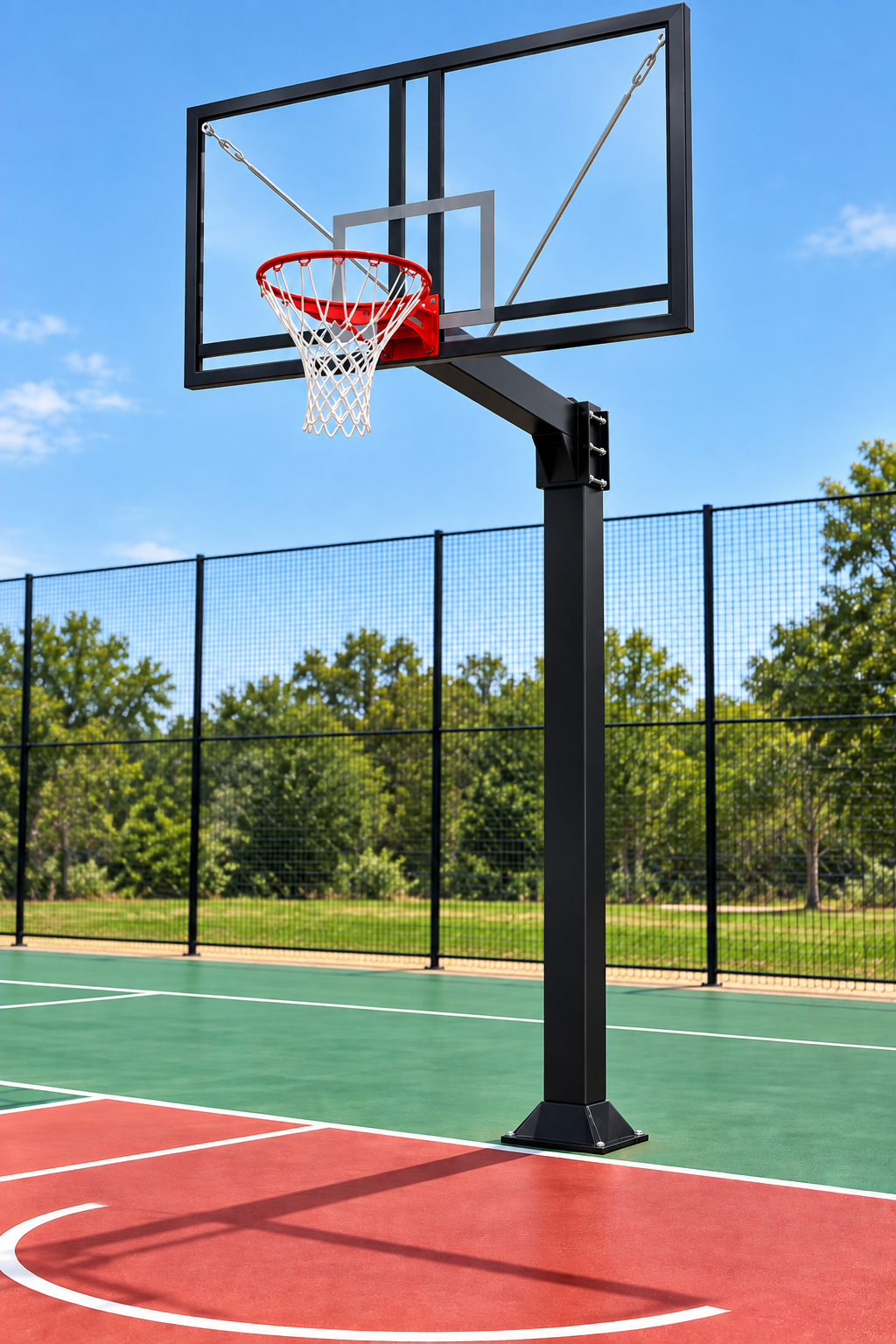 Heavy Duty Basketball Post