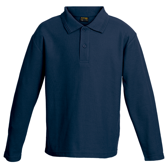 Kids Active Long Sleeve Golf Shirt