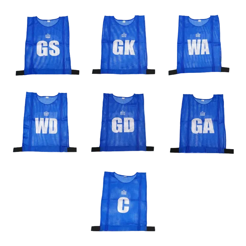 Mesh Netball Bibs (Set of 7)