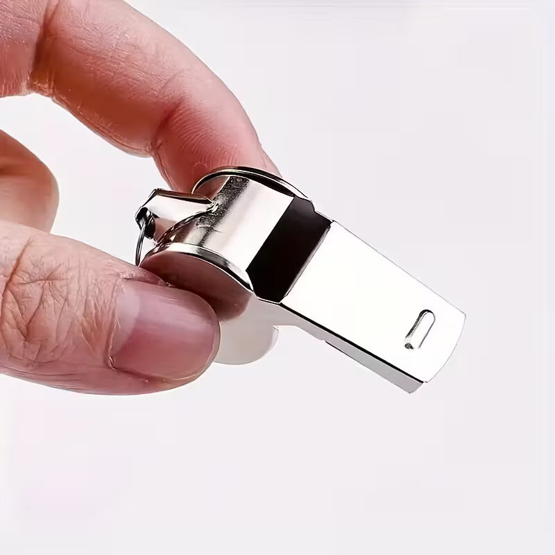 Metal Whistle & Lanyard