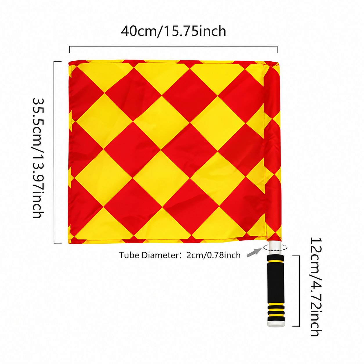 Diamond Assistant Referee Flags