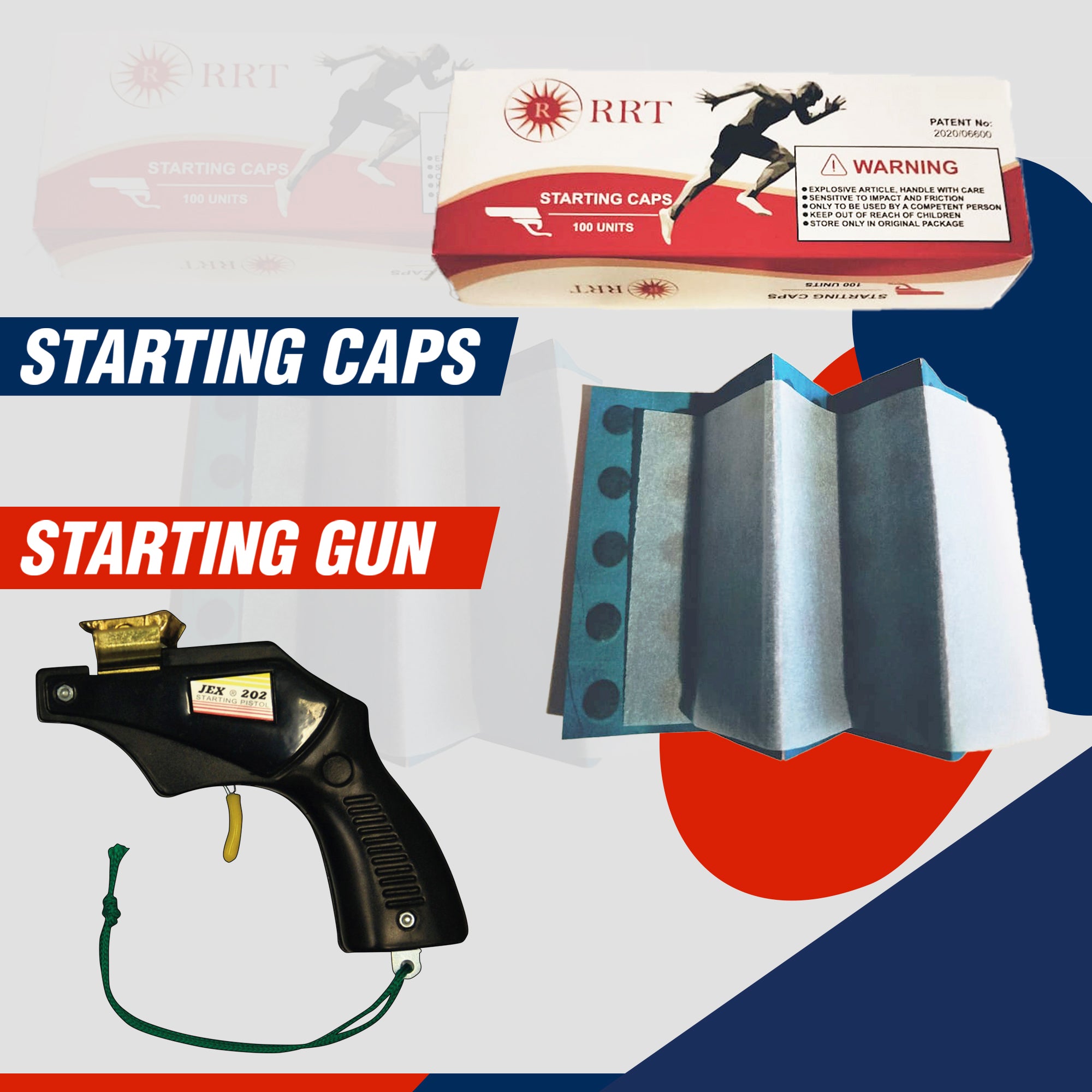 Racing Starter Pistol Caps