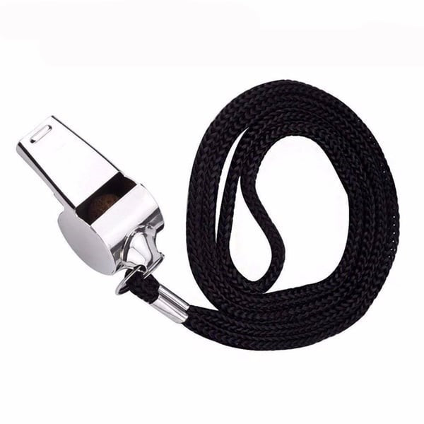 Metal Whistle & Lanyard