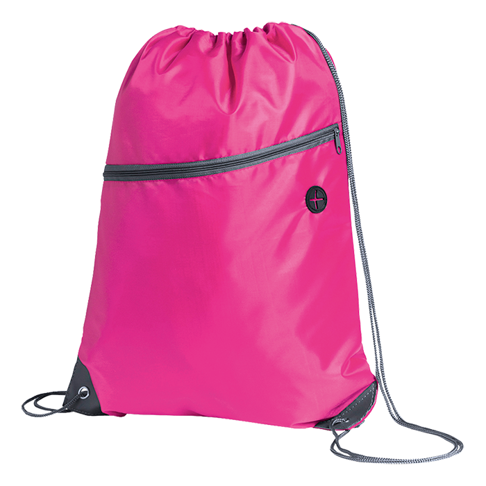 Zip Drawstring Bag