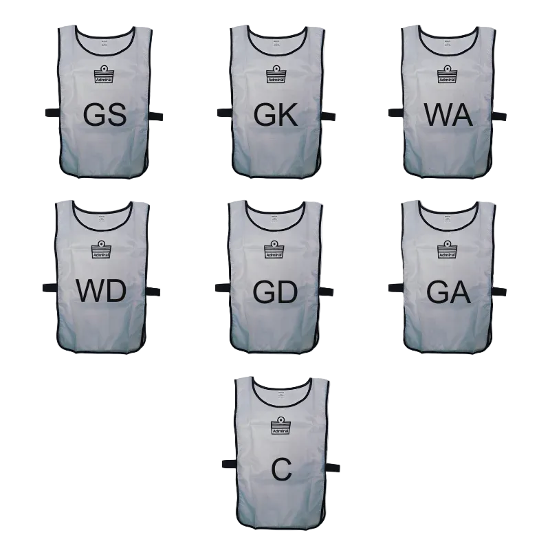Admiral Netball Bibs (Set of 7)