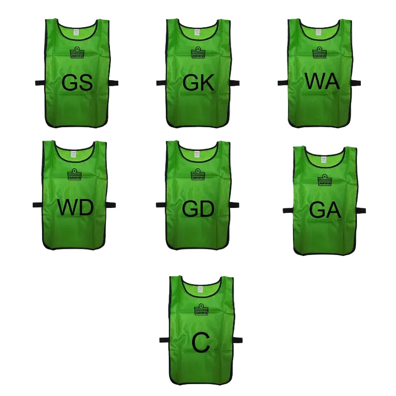 Admiral Netball Bibs (Set of 7)