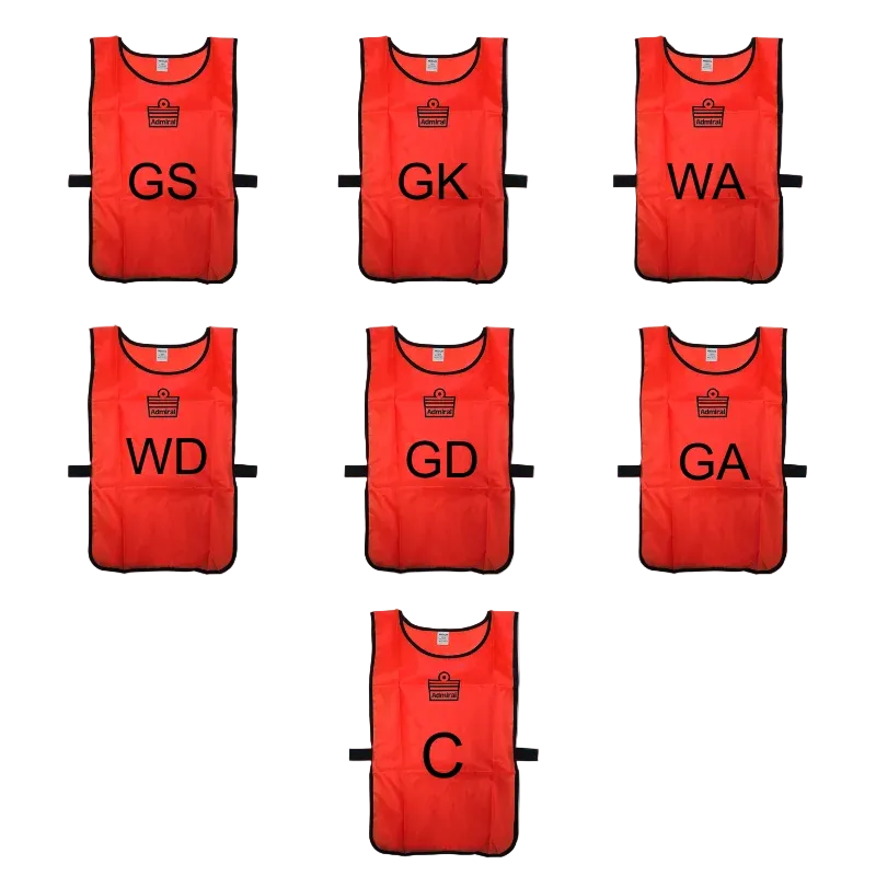 Admiral Netball Bibs (Set of 7)