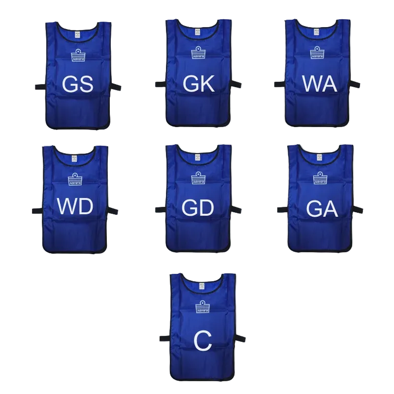 Admiral Netball Bibs (Set of 7)