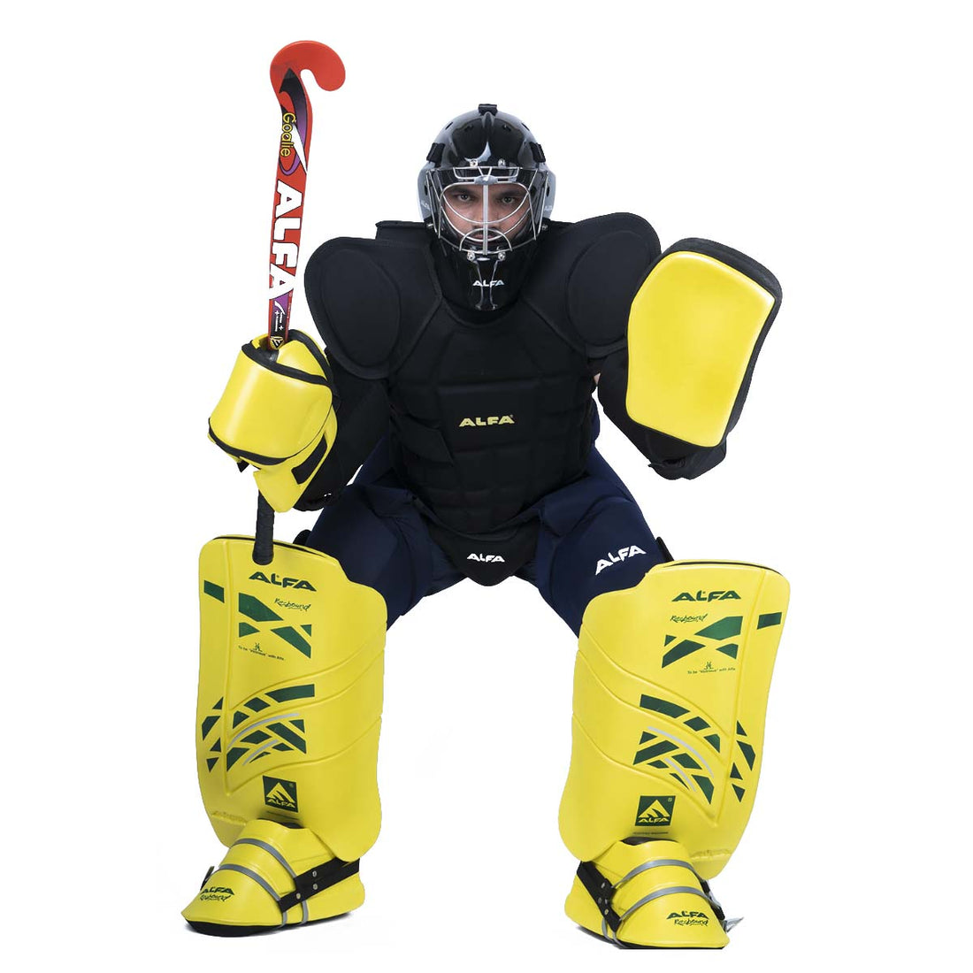 Hockey Goalkeeper Set Alfa Hockey Keeper Kit Hockey Equipment