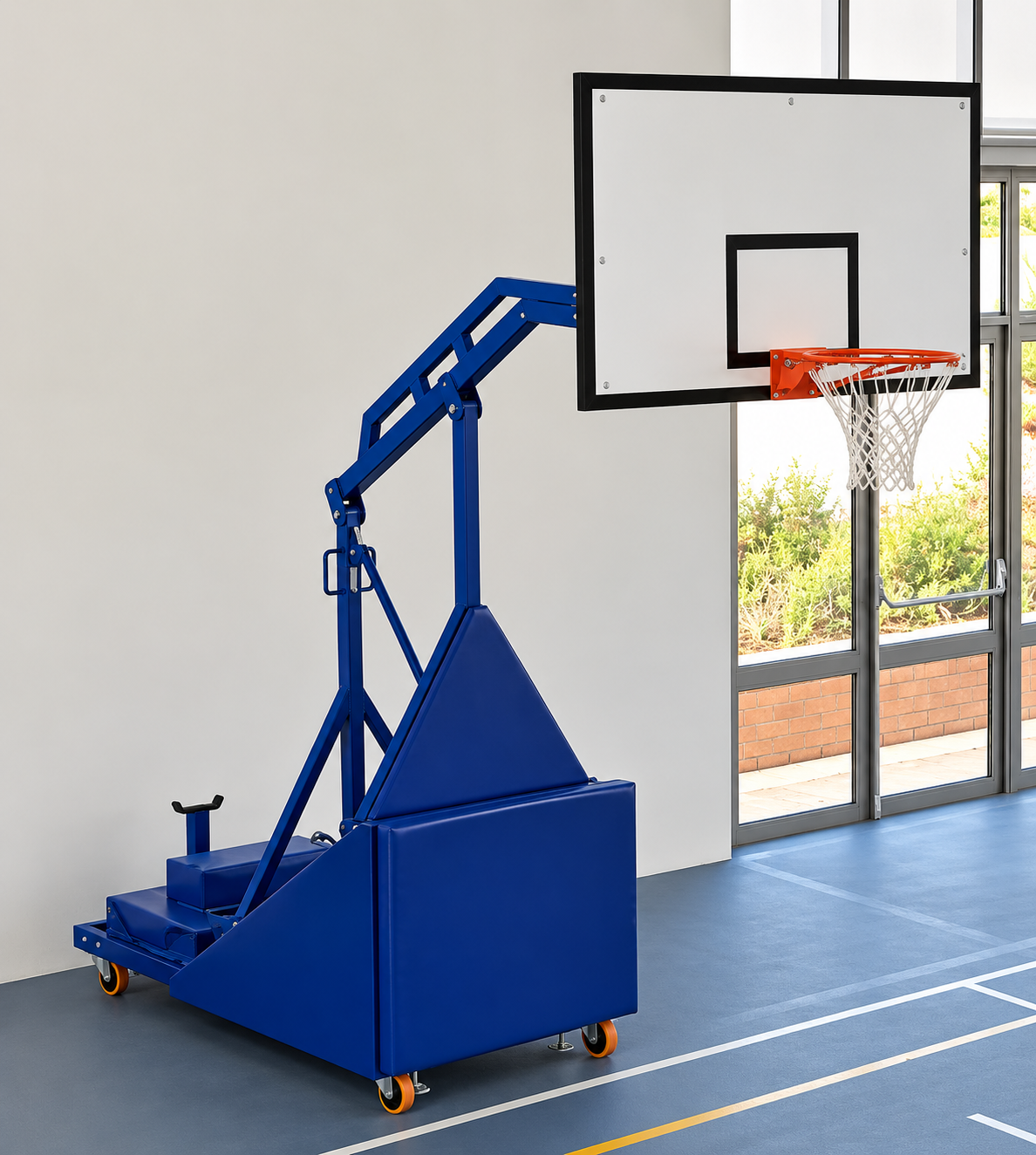 Hydraulic Basketball Post