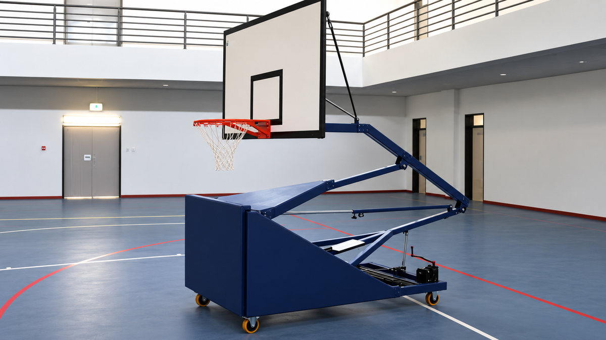 Hydraulic Basketball Post