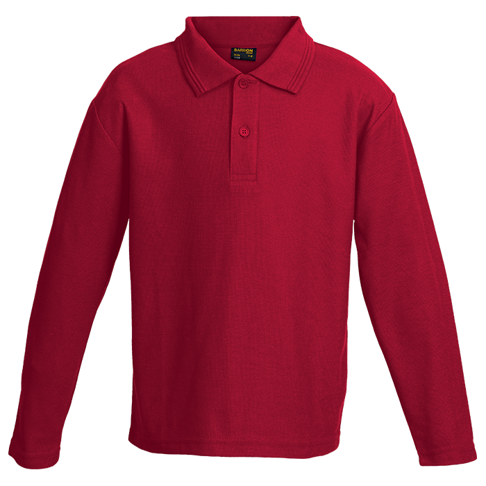 Kids Active Long Sleeve Golf Shirt