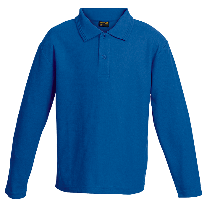 Kids Active Long Sleeve Golf Shirt
