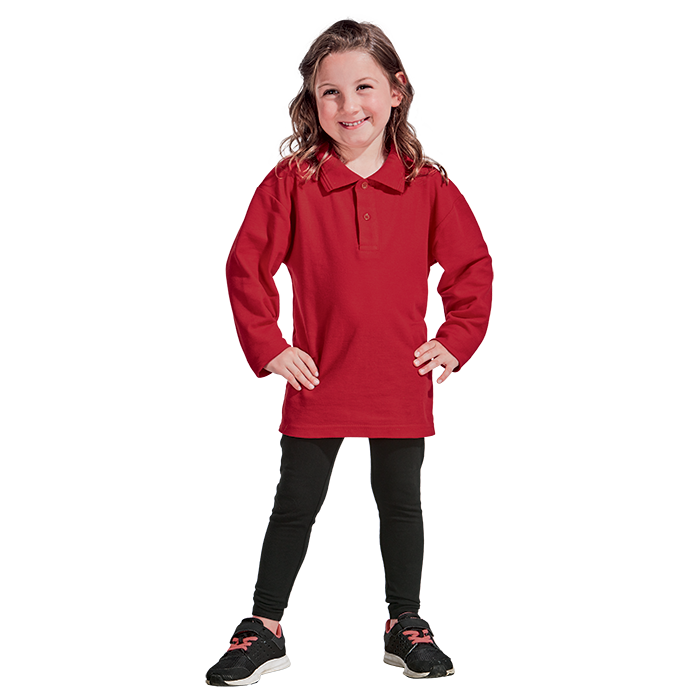 Kids Active Long Sleeve Golf Shirt
