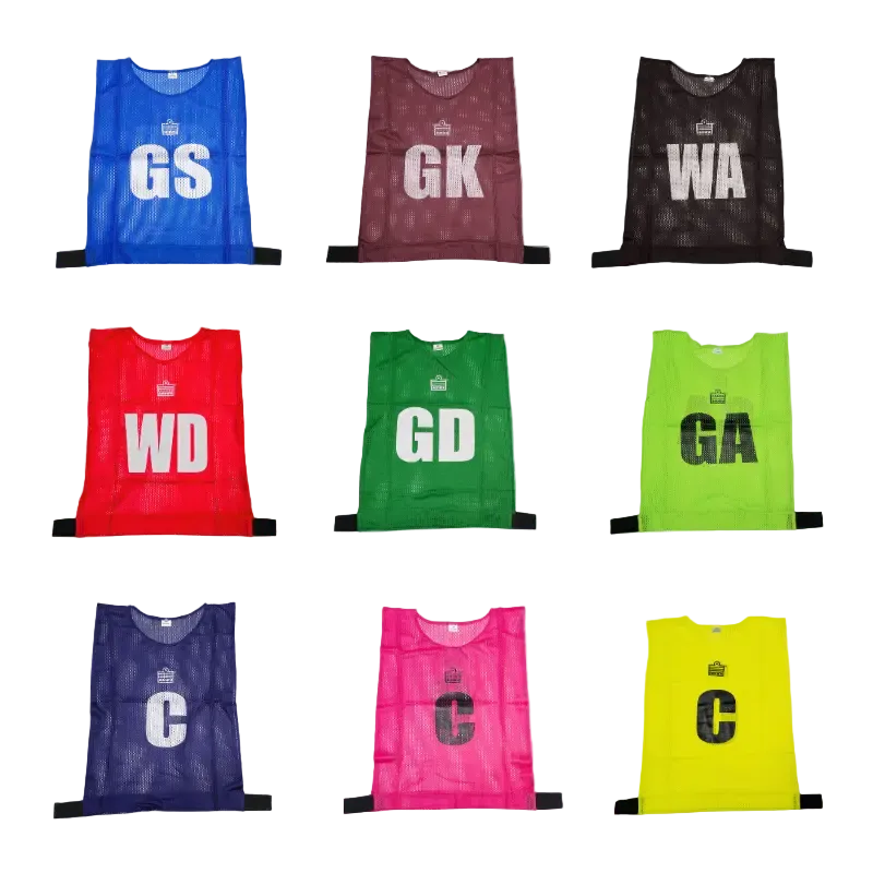 Mesh Netball Bibs (Set of 7)