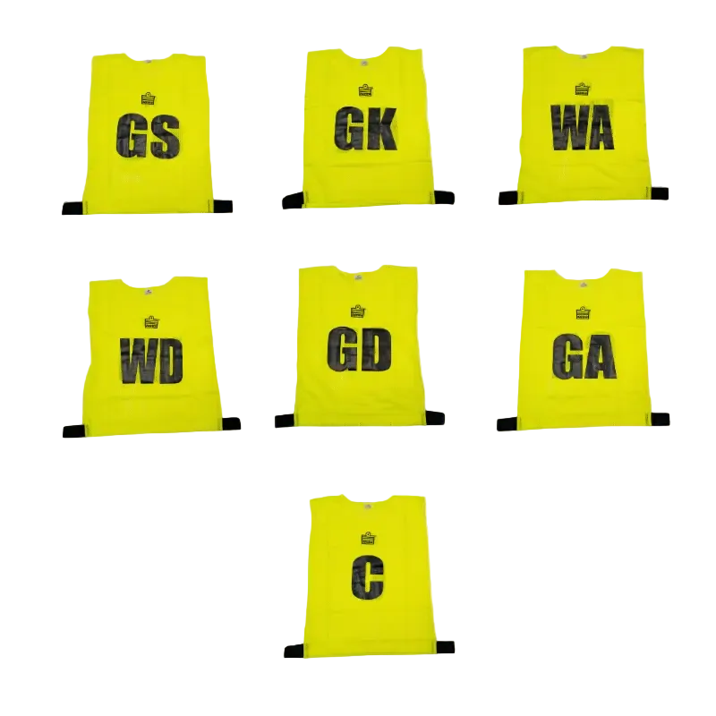 Mesh Netball Bibs (Set of 7)