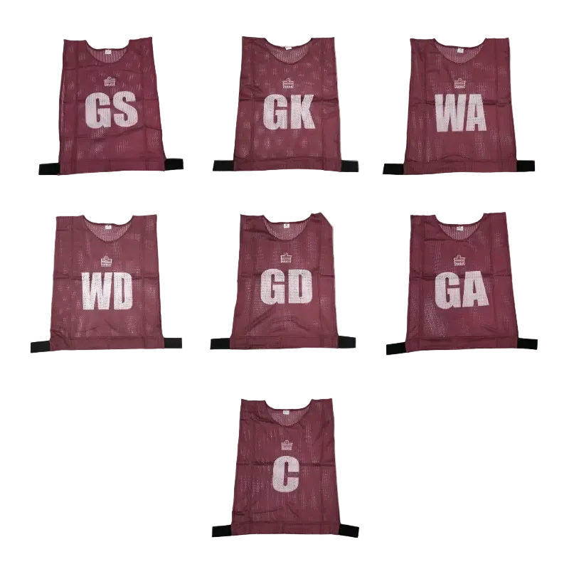 Mesh Netball Bibs (Set of 7)