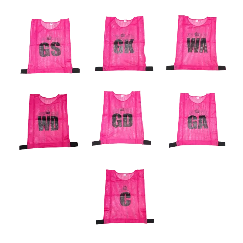 Mesh Netball Bibs (Set of 7)