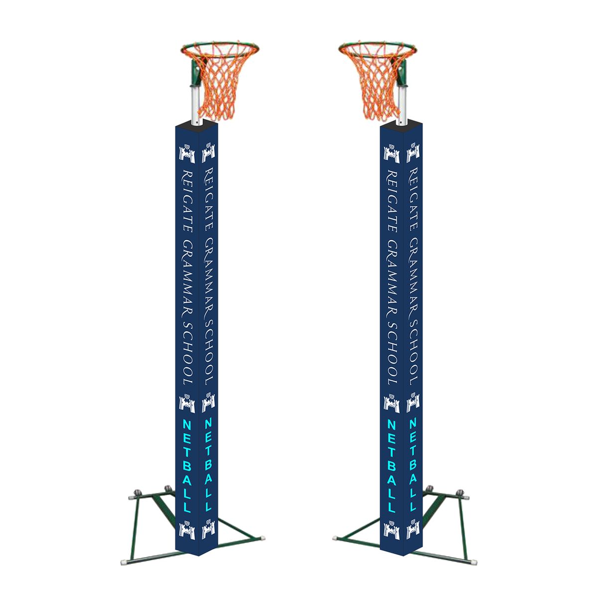 Netball Pole Protectors | Post Protectors | Netball Court Equipment