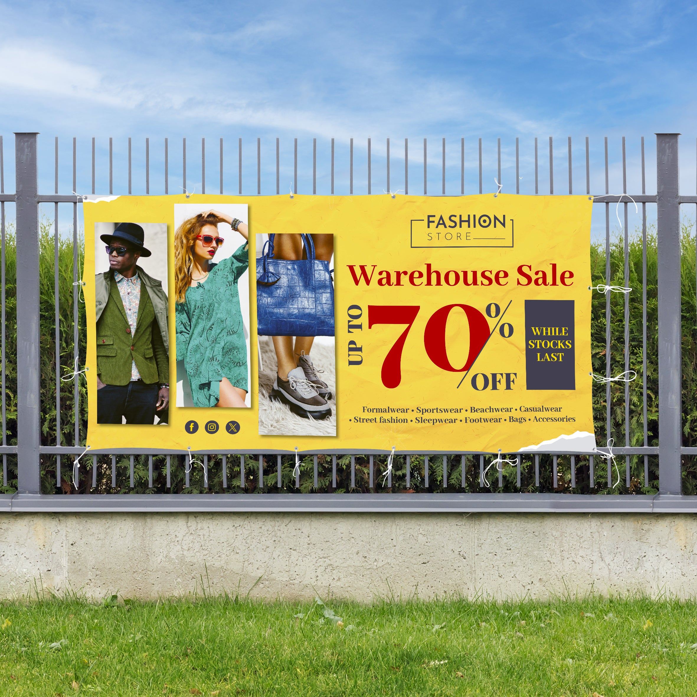 Sports Fabric Banner