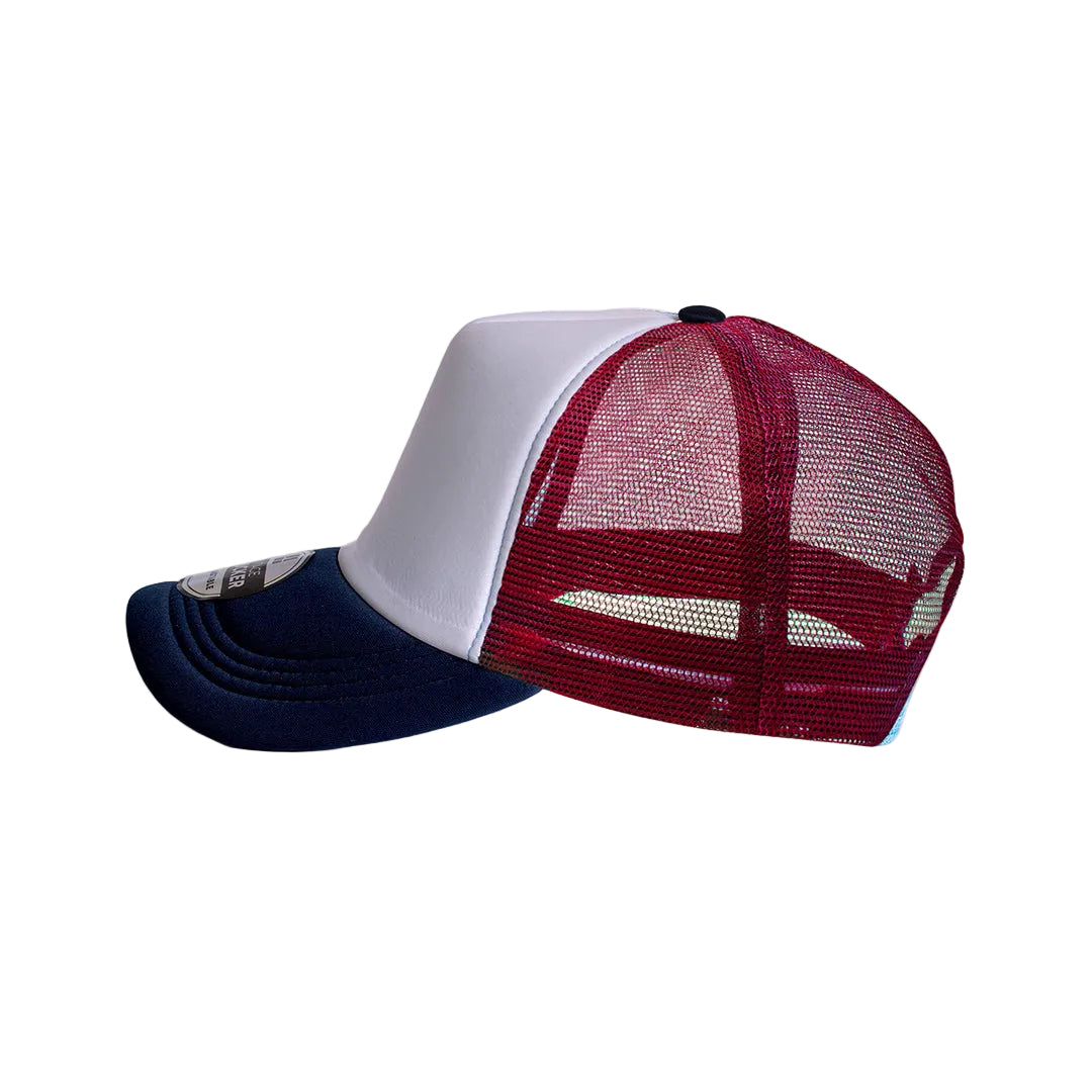 Three-Toned Trucker Cap