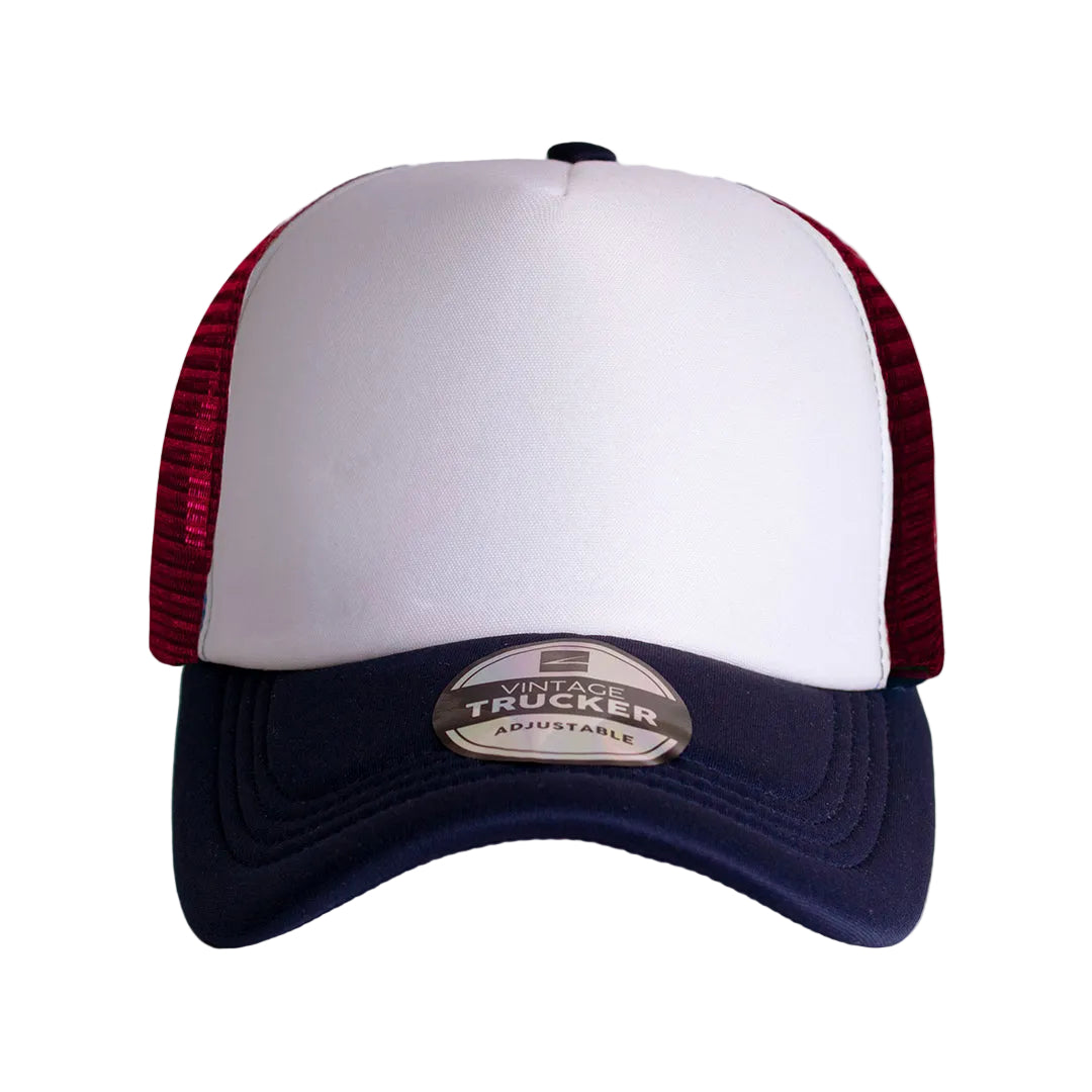 Three-Toned Trucker Cap